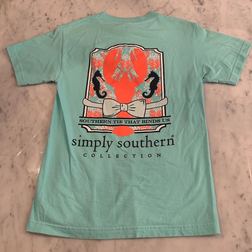 TWO t-shirts. Simply Southern and Live Oak brand.